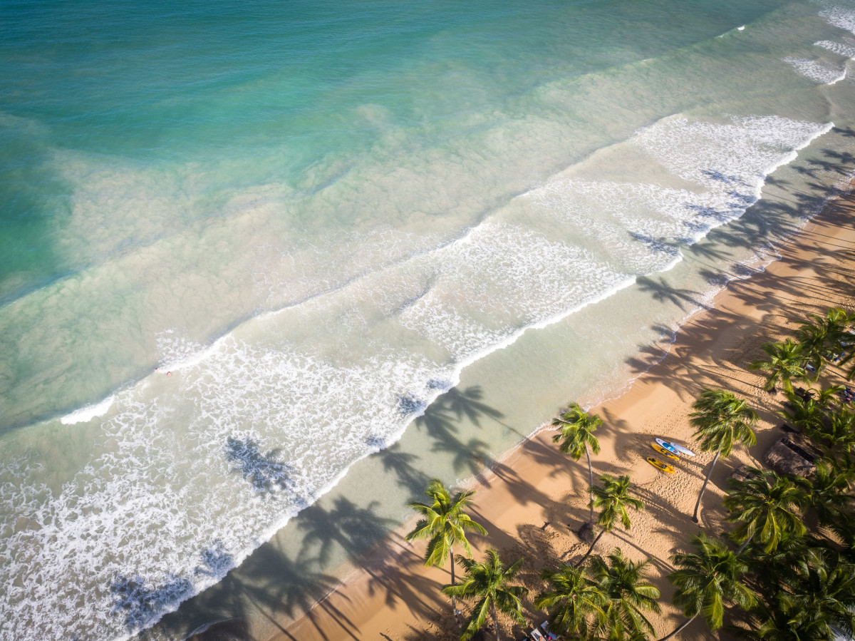Beach aeral view